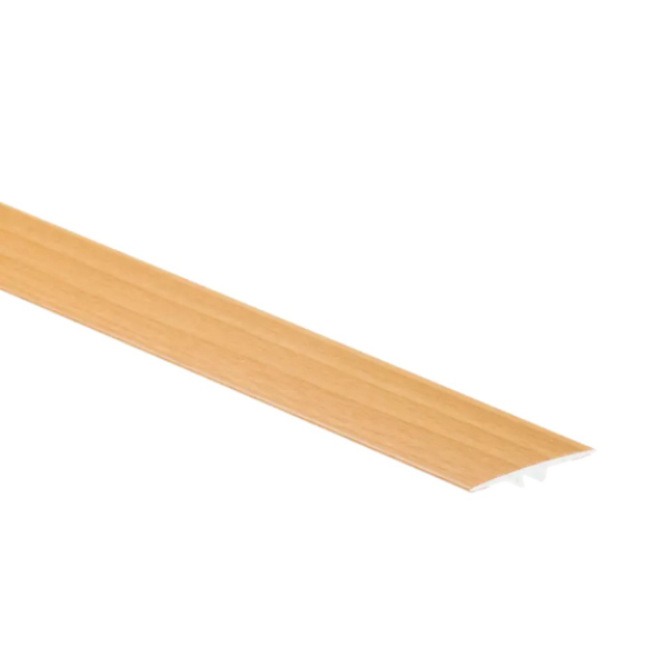 1.8m Aluminium Wood Effect Flat Door Edging Laminate Bar Trim Threshold 