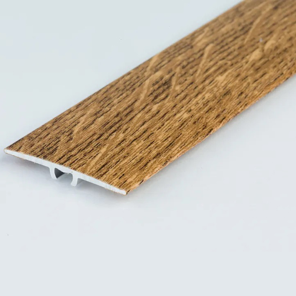 1.8m Aluminium Wood Effect Flat Door Edging Laminate Bar Trim Threshold 