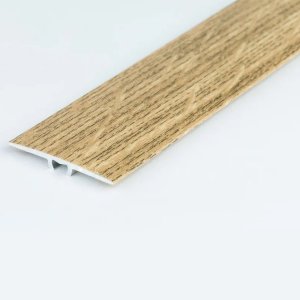 1.8m Aluminium Wood Effect Flat Door Edging Laminate Bar Trim Threshold 