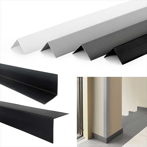 1 Meter Plastic PVC Edge Corner Protective Profile 90 Degree Angle Wall Trim 