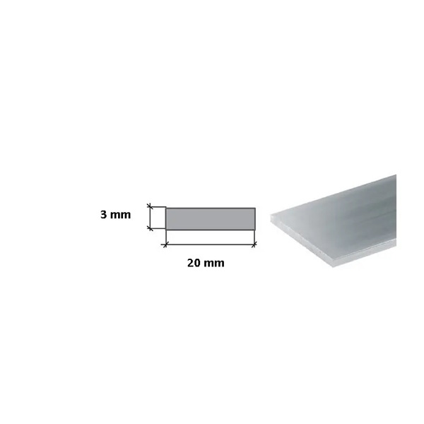1 Meter Stainless Steel Flat Bars with Grade 304