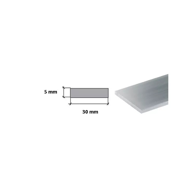 1 Meter Stainless Steel Flat Bars with Grade 304