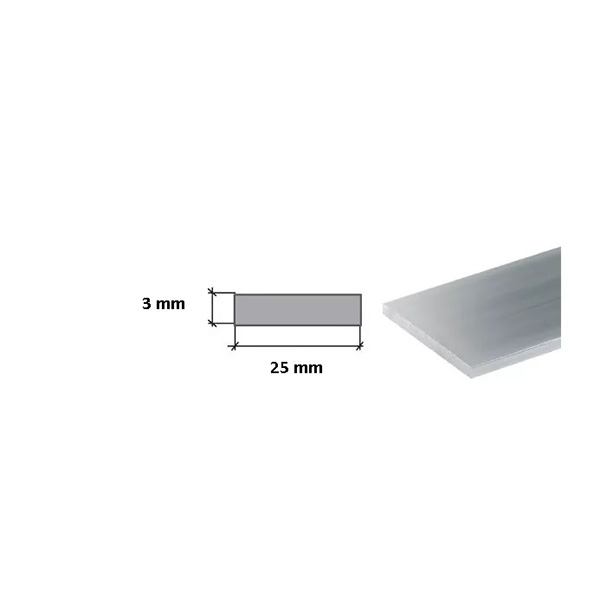 1 Meter Stainless Steel Flat Bars with Grade 304