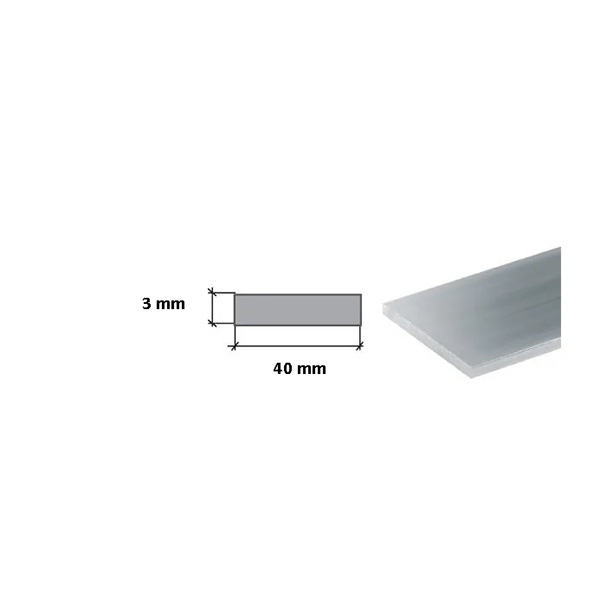 1 Meter Stainless Steel Flat Bars with Grade 304