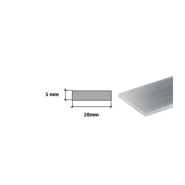 1 Meter Stainless Steel Flat Bars with Grade 304