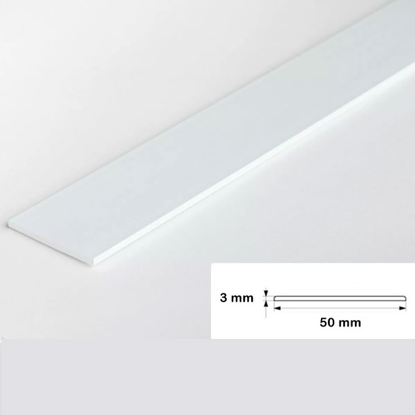 1 Metre Architrave Cover Durable PVC Flat Trim
