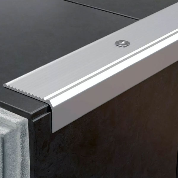 1m Anodized Aluminum Stair Nosing Edge Trim