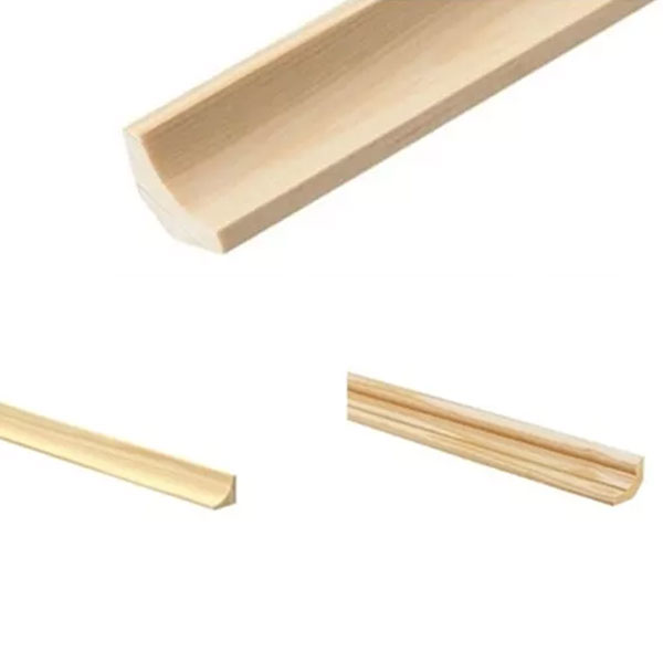 1m Pine Scotia Decorative Wooden Timber Edging Trim Moulding Beading