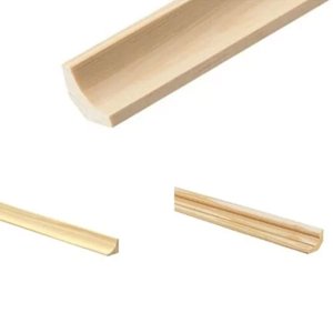 1m Pine Scotia Decorative Wooden Timber Edging Trim Moulding Beading