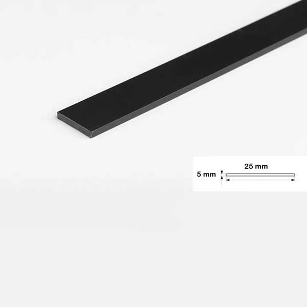 2.5 Metre Durable PVC Flat Bar Trim Architrave, Cover