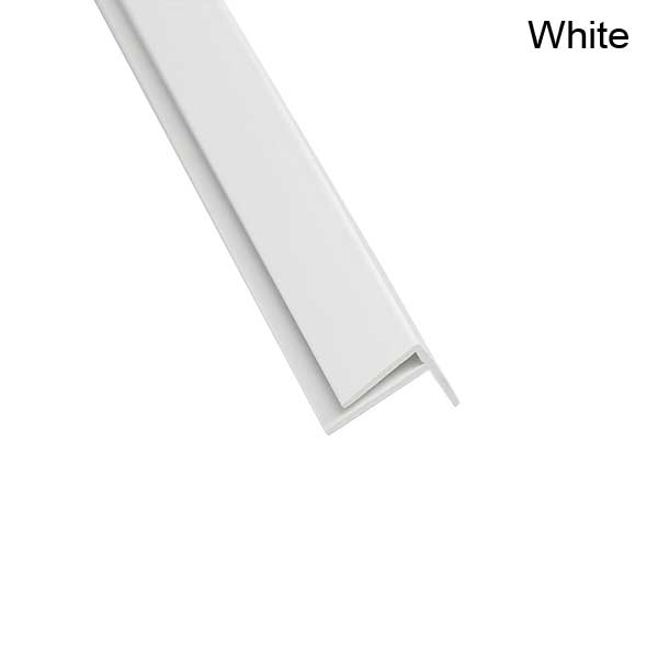 2440mm PVC Small External Corner Trim Cladding and Wall Protection