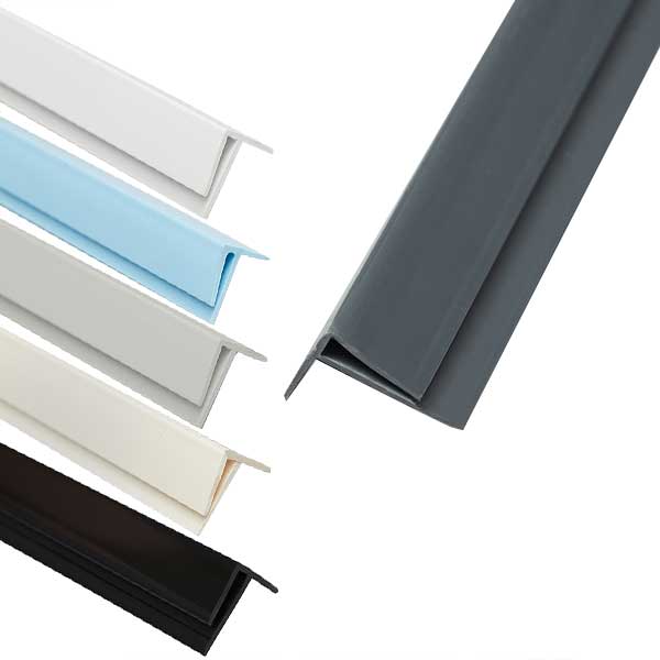 2440mm PVC Small External Corner Trim Cladding and Wall Protection