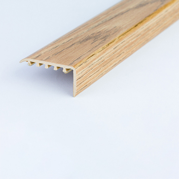 45 x 22mm UPVC Wood Effect Stair Edge Trim Nosing Stair Protectors