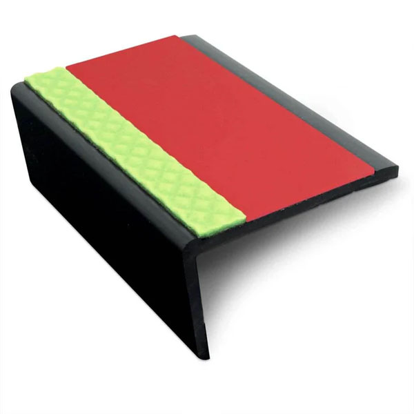 62.5mm x 35mm Aluminator Slimline PVC Non Slip Stair Nosing