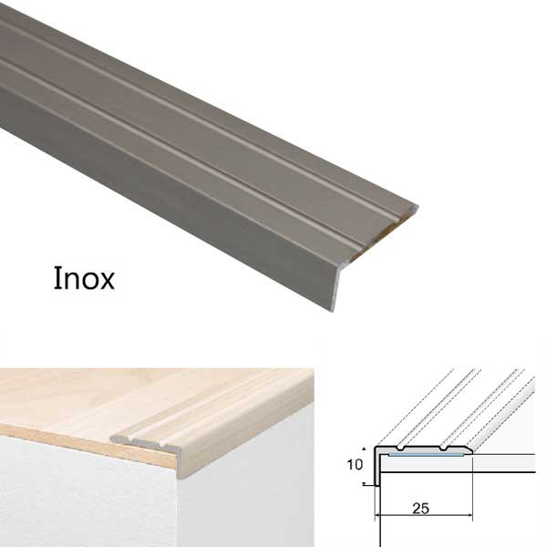 Aluminium Anti Non Slip Stair Edge Nosing