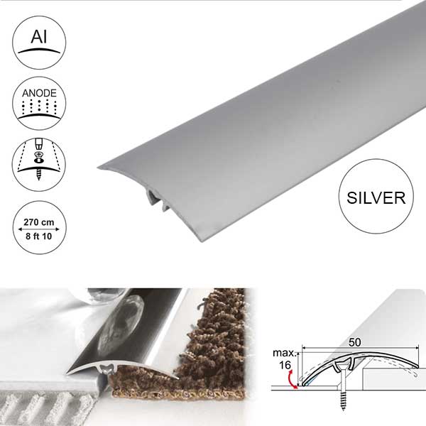 Aluminium Door Floor Trim, Carpet Thresholds Trim