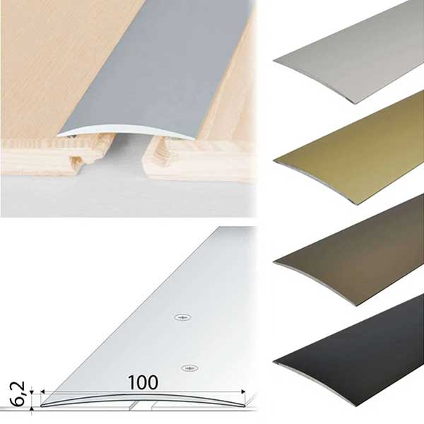 Aluminium Self Adhesive Door Threshold Floor Trim for  wooden, laminate, vinyl, Tiled Floors