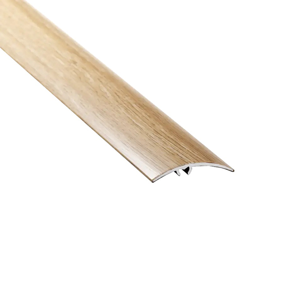 Aluminium Wood Effect Door Edging Laminate Floor Trim Threshold - 1.8m Long 
