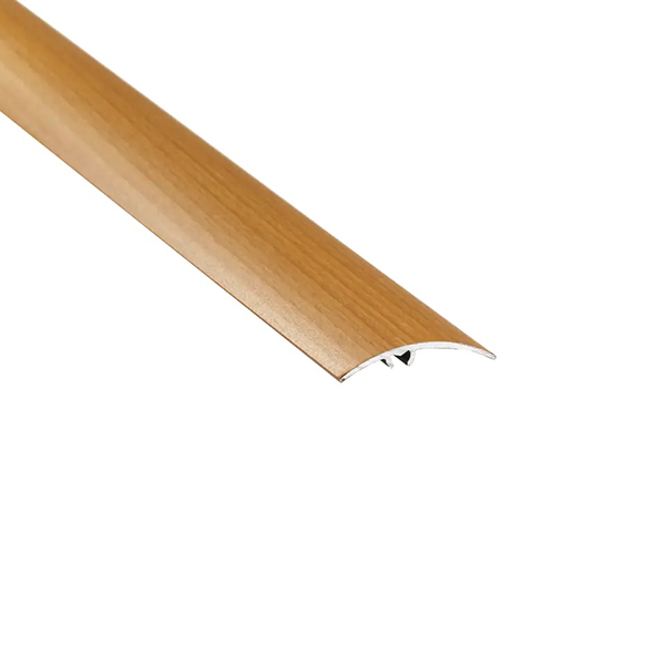 Aluminium Wood Effect Door Edging Laminate Floor Trim Threshold - 1.8m Long 