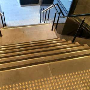 aluminium wood effect stair nosing in UK
