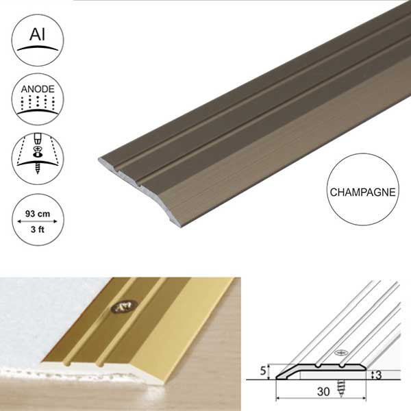 Aluminum Door Threshold For Connecting Wooden And laminate