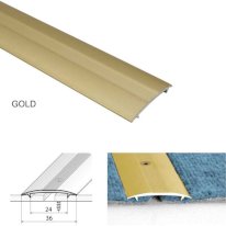 Aluminum Twin Grip Joining Carpet to Carpet Threshold Strip