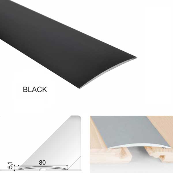 Anodised Aluminium Self Adhesive Door Threshold Floor Trim