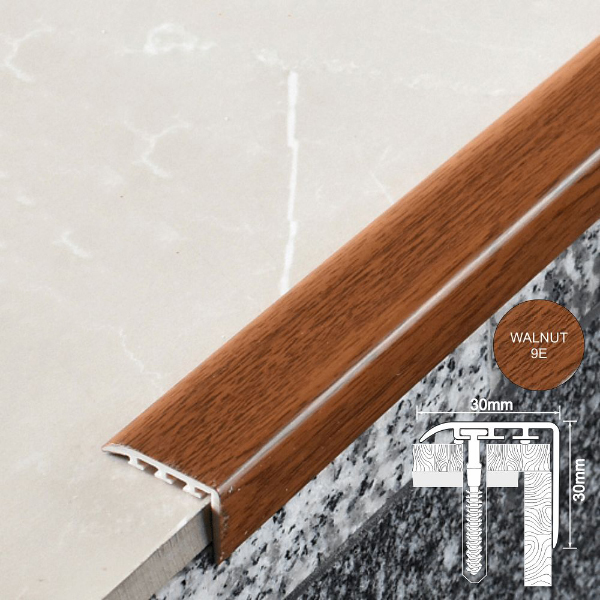 Anti Slip UPVC Stair Nosing for Stair Treads