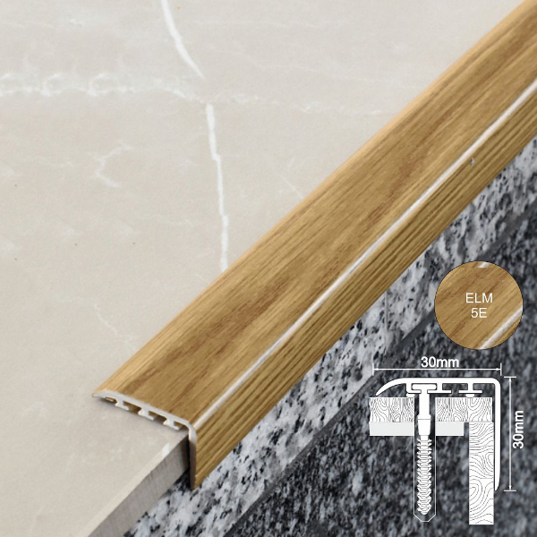 Anti Slip UPVC Stair Nosing for Stair Treads