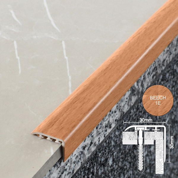 Anti Slip UPVC Stair Nosing for Stair Treads