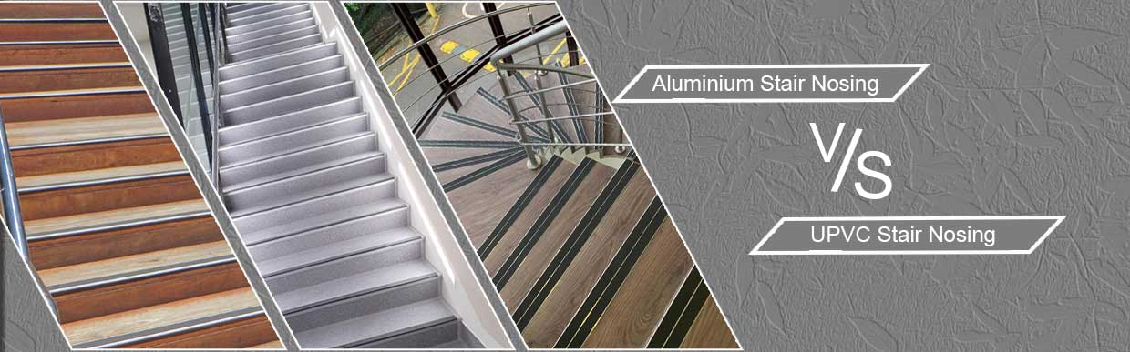 Aluminium vs UPVC stair nosing: 5 key differences for safety and durability in UK buildings