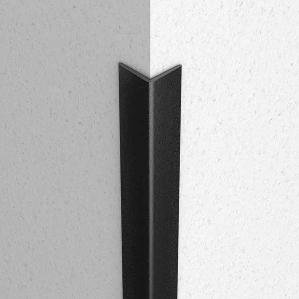 Black Plastic PVC Corner 90 Degree Angle Trim