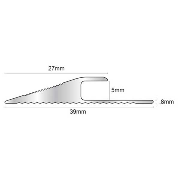 Click Vinyl Flooring Edge Profile Reducer Trim Threshold Door Bar Lvt