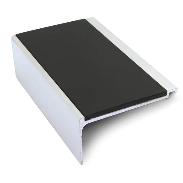 Commercial Stair Nosing 60mm x 32mm With PVC Insert Non Slip