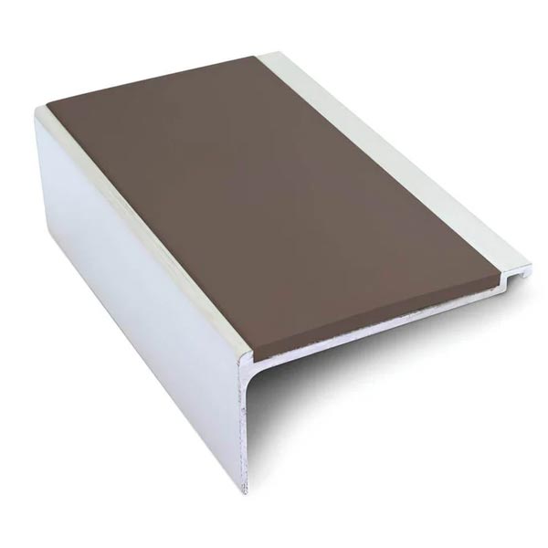 Commercial Stair Nosing 60mm x 32mm With PVC Insert Non Slip