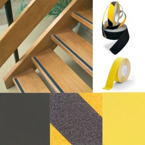 Commercial Stair Nosing Silicone Carbide Safety Tape