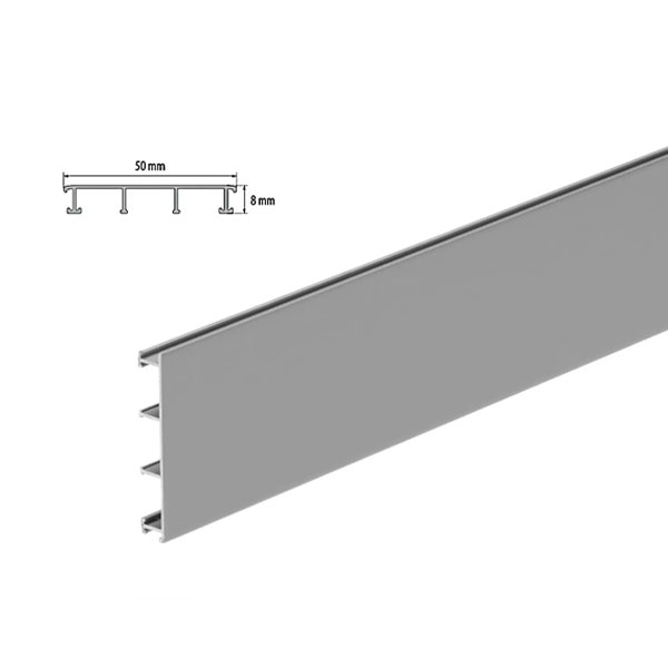 Decorative Aluminium Anodized Border Tile Strip - 2.5m Long 