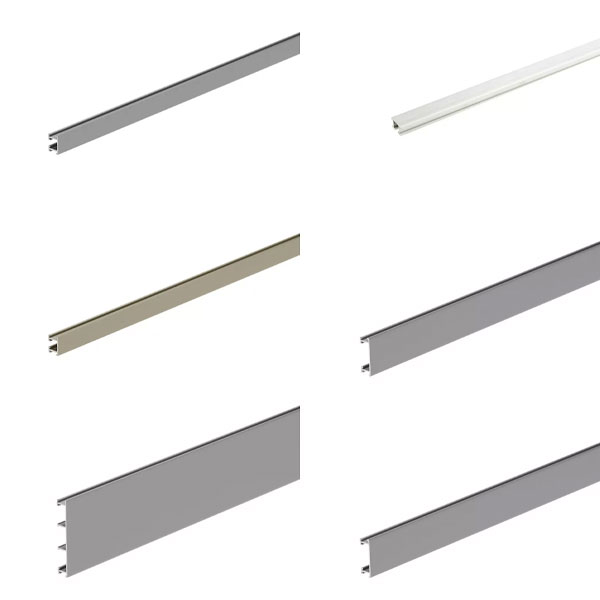 Decorative Aluminium Anodized Border Tile Strip - 2.5m Long 