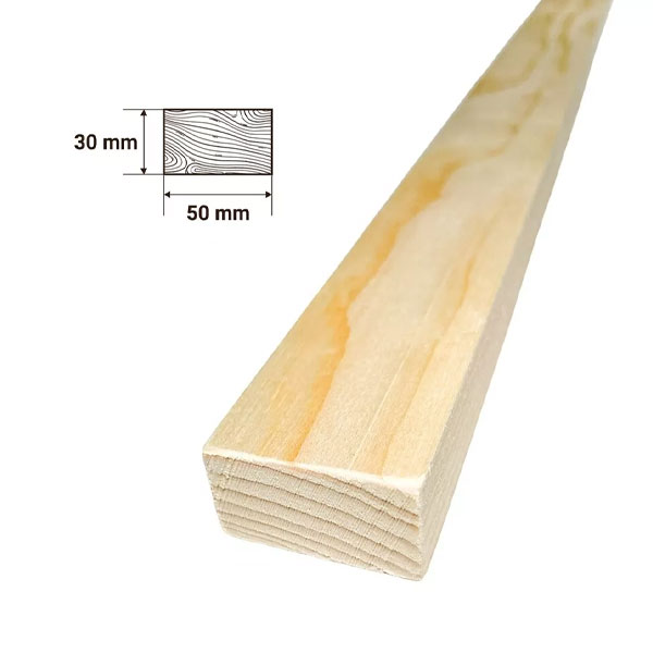 Decorative Moulding Timber Pinewood PSE Treated Wood Battens Pine 