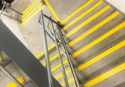 Screenshot of the new Commercial Nosing UK website showcasing stair safety products