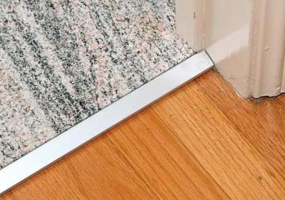 Retail store interior showcasing floor trims enhancing design and safety