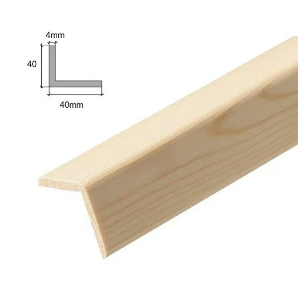 Moulding Beading Angle Pine Corner 2.4m Long Trim Wooden Timber Edging