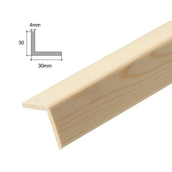 Moulding Beading Angle Pine Corner 2.4m Long Trim Wooden Timber Edging