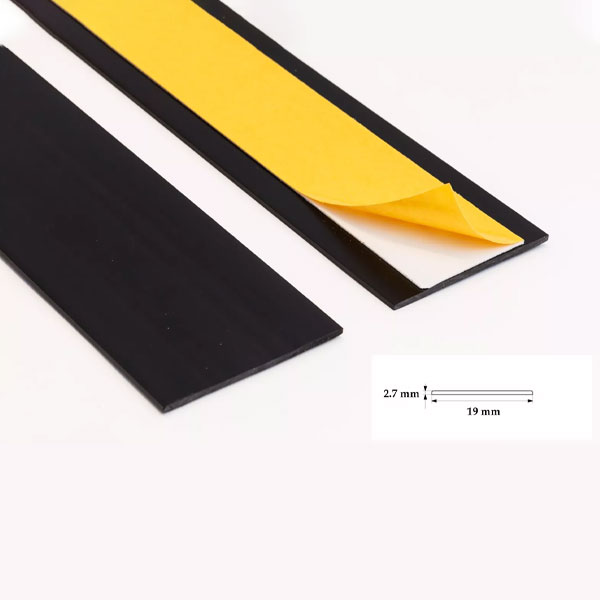 PVC Self Adhesive Architrave 1m Durable Flat Bar