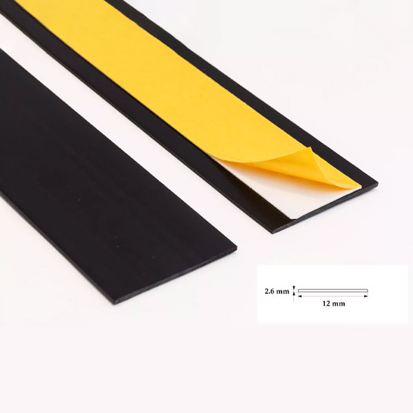 PVC Self Adhesive Architrave 1m Durable Flat Bar