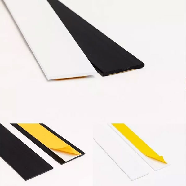 PVC Self Adhesive Architrave 1m Durable Flat Bar