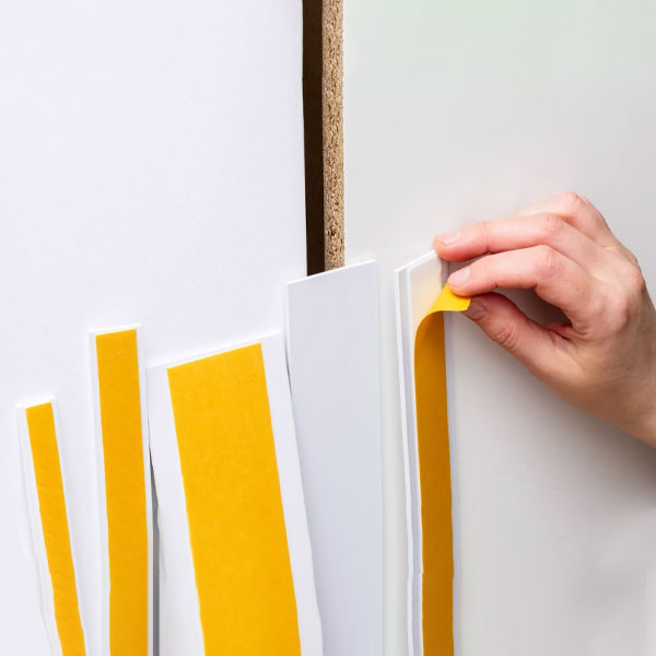 PVC Self Adhesive Architrave 1m Durable Flat Bar