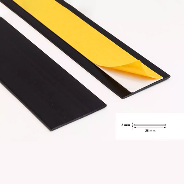PVC Self Adhesive Architrave 1m Durable Flat Bar