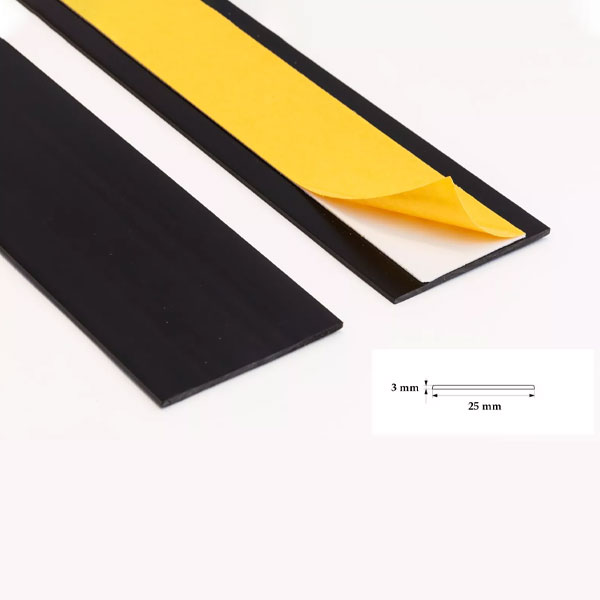 PVC Self Adhesive Architrave 1m Durable Flat Bar