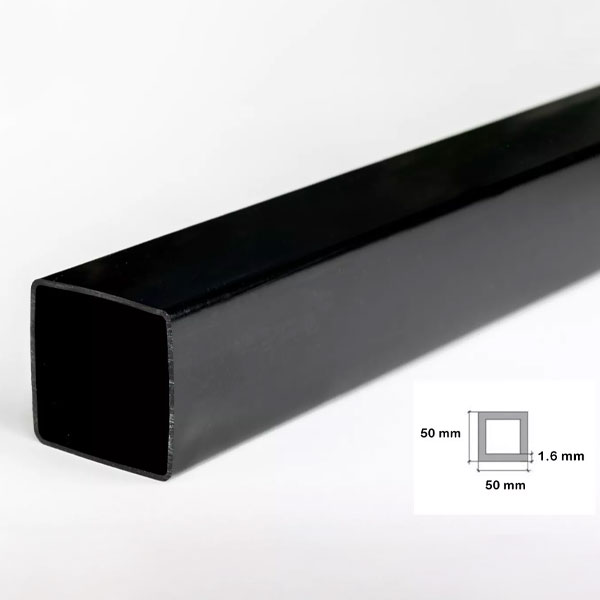 PVC Square Pipe, PVC Box Section & Plastic Square Tubes - 2.5m Long
